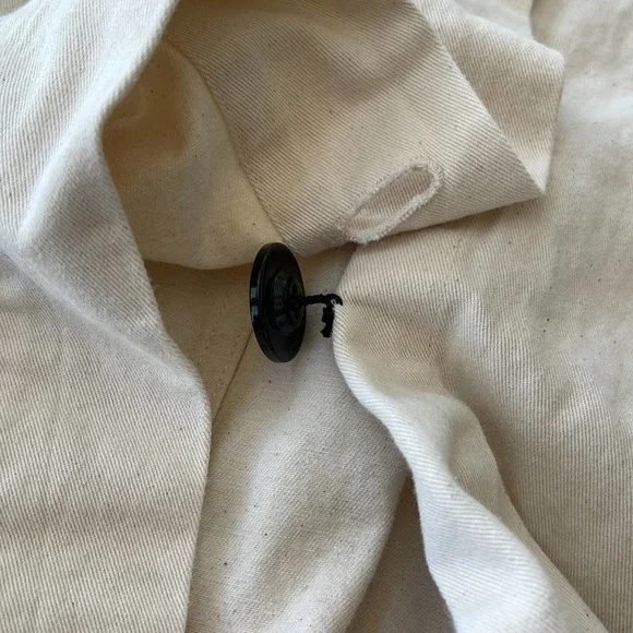 Opening Ceremony ONE SIZE (Oversized) Beige Hooded Elastic Cuffs Trench Coat - Picture 5 of 9